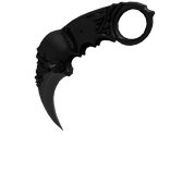 Black Skull Karambit