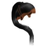 Black Sleek Stitch Braid Ponytail