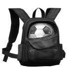 Black Soccer Backpack