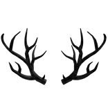 Black Sparkle Time Antlers
