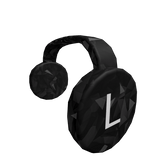 Black Sparkle Time Clockwork Headphones