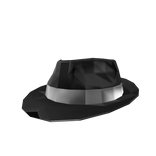 Black Sparkle Time Fedora