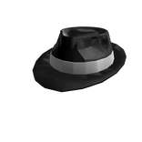 Black Sparkle Time Fedora