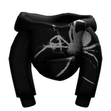 Black Spider Female Hoodie