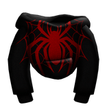 Black Spider Male Hoodie