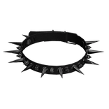 black spike collar necklace