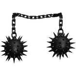 Black Spiked Ball Flail Chain
