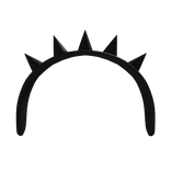 Black Spiked Goth Alice Hair Band