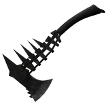 Black Spiked Metal Axe (R)