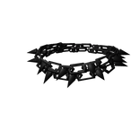 Black Spiked Necklace