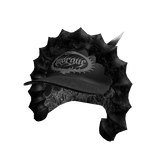 Black Spikey Hood w/ Black Hat V2