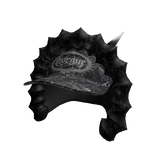 Black Spikey Hood w/ Purple Hat