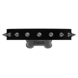 ♡ .ᐟblack spiky mutt dog collar