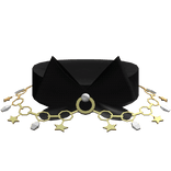 Black Star Necklace w/ Bows 