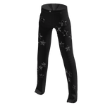 black starry amir jeans