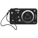 ♡ Black Stars Digital Camera