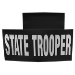 Black State Trooper Vest Patches