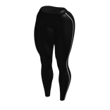 Black Striped Skinny Leggings