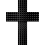 black studded cross clipヾ(๑╹◡╹)ﾉ🔪