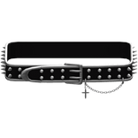Black Studded Punk Belt