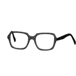 black studded scene glasses