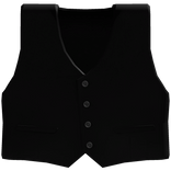 Black Suit Vest 