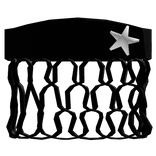 ♡ black summer starfish hawaiian tropical top