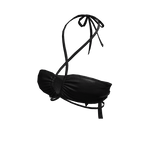 Black Summer Vibes Beach Bikini Halter Top