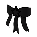 Black SuperStar Bow for Korblox