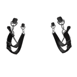 Black Suspenders w/ Dual Swords