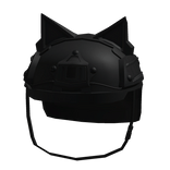 Black Swat Helmet w/ Cat Ears