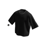 Black T-shirt W/ Silver Bling