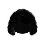 Black Tactical Fur Mask