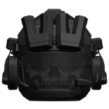 Black Tactical NVG Helmet Skull Mask Military Head