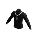 Black Tatted Tank Top w/ Chain