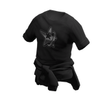 Black Tee & Tied Hoodie