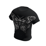 Black Tee w/ Grey Butterfly 