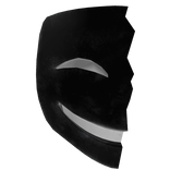 Black Theatrical Face Mask [Left Half]