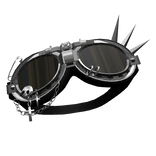 Black Tilted Punk Goggles