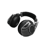 Black Titanium Cyberpunk Neck Headphones