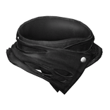 Black Torn Neck Warmer