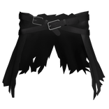 Black Torn Waist Coat w/ 2 Belts [1.0]