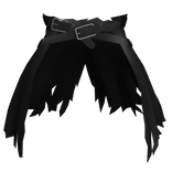 Black Torn Waist Coat w/ 2 Belts [1.0 Girl Torso]