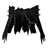 Black Torn Waist Coat w/ Chains