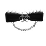♱ black toxic bow