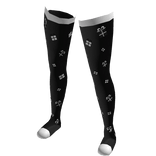 ♾️ Black transparent Christmas presents tights