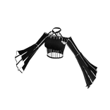 ♾️ Black transparent lace goth top