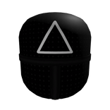 Black triangle Squid Game Mask