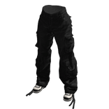 Black Urban Baggy Cargos