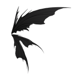 Black Vicious Pixie Wings